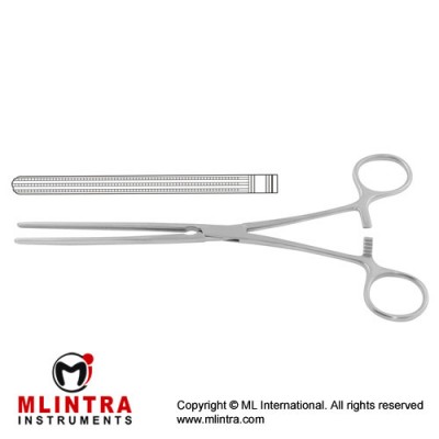 Doyen Atrauma Intestinal Clamp Straight Stainless Steel, 21.5 cm - 8 1/2"